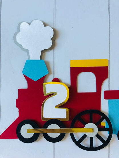 Train Cake Topper