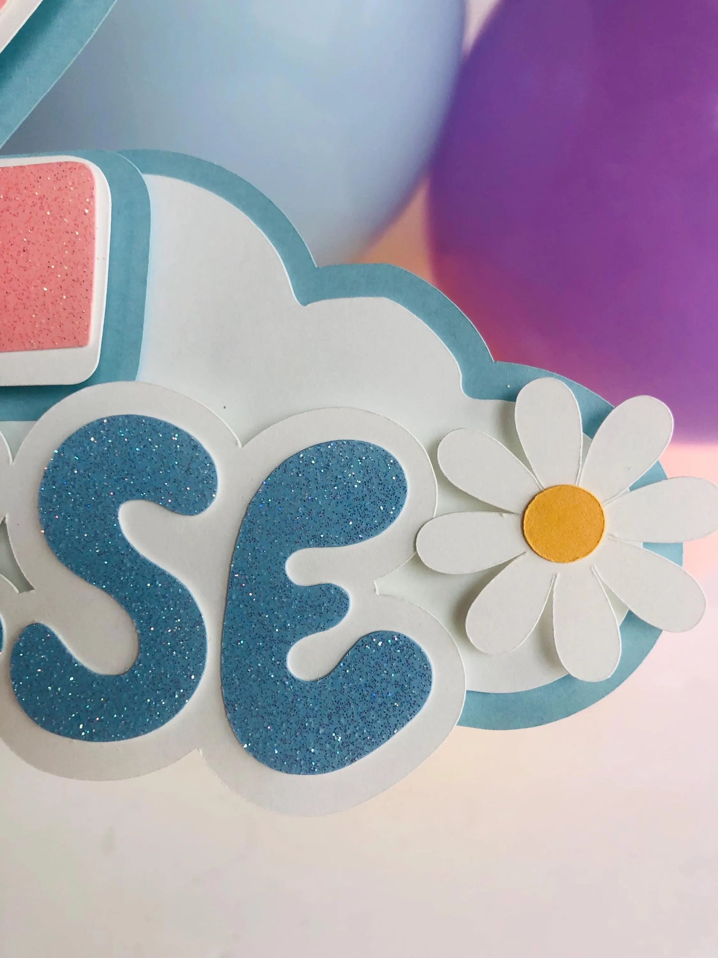 Girl Bluey Inspired Cake Topper